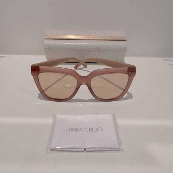 Brand new JIMMY CHOO Pearl-Embellished Sunglasses - Picture 2 of 4